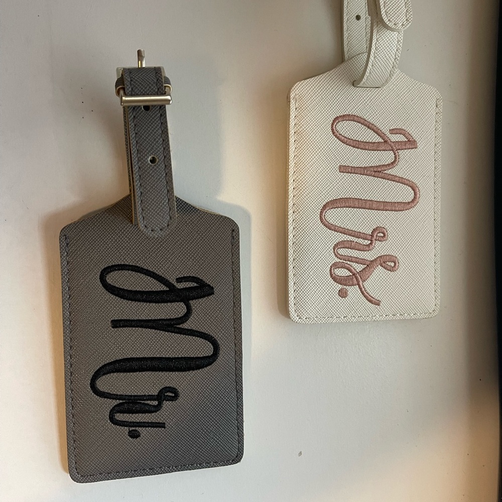 Mr and Mrs Luggage Tags